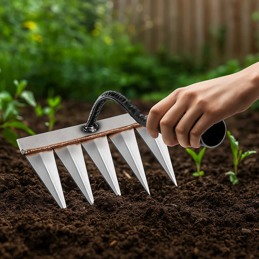 5 Teeth Carbon Steel Garden Weeding
