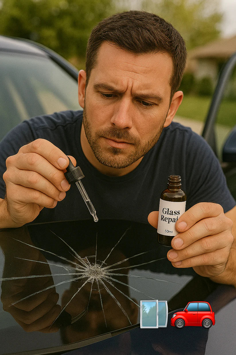 GlassFix Serum – Advanced Windshield Crack Repair (Buy 1 & Get 1 Free)