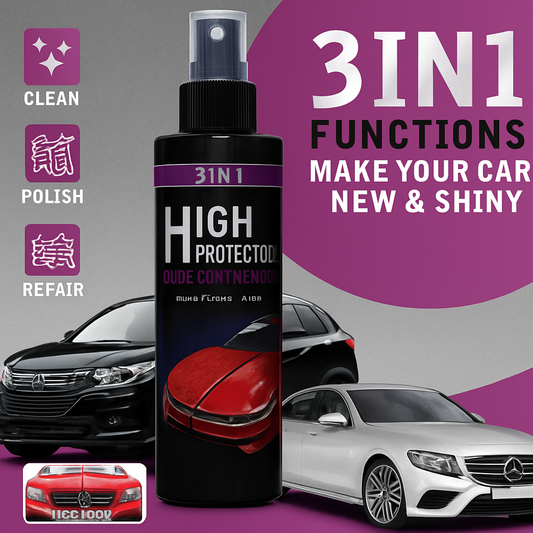 3-in-1 High Protection Car Ceramic Coating Spray – Wax + Polish | Buy 1 Get 1 FREE