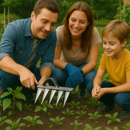 5 Teeth Carbon Steel Garden Weeding