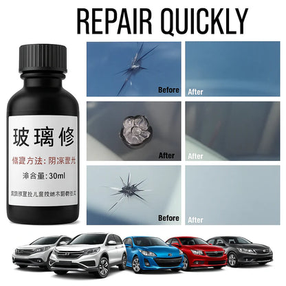 GlassFix Serum – Advanced Windshield Crack Repair (Buy 1 & Get 1 Free)