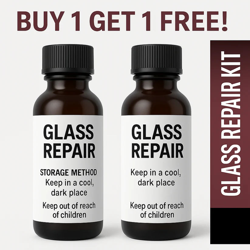 GlassFix Serum – Advanced Windshield Crack Repair (Buy 1 & Get 1 Free)